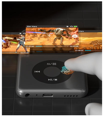 Portable 64GB HiFi Music Player with Bluetooth & FM