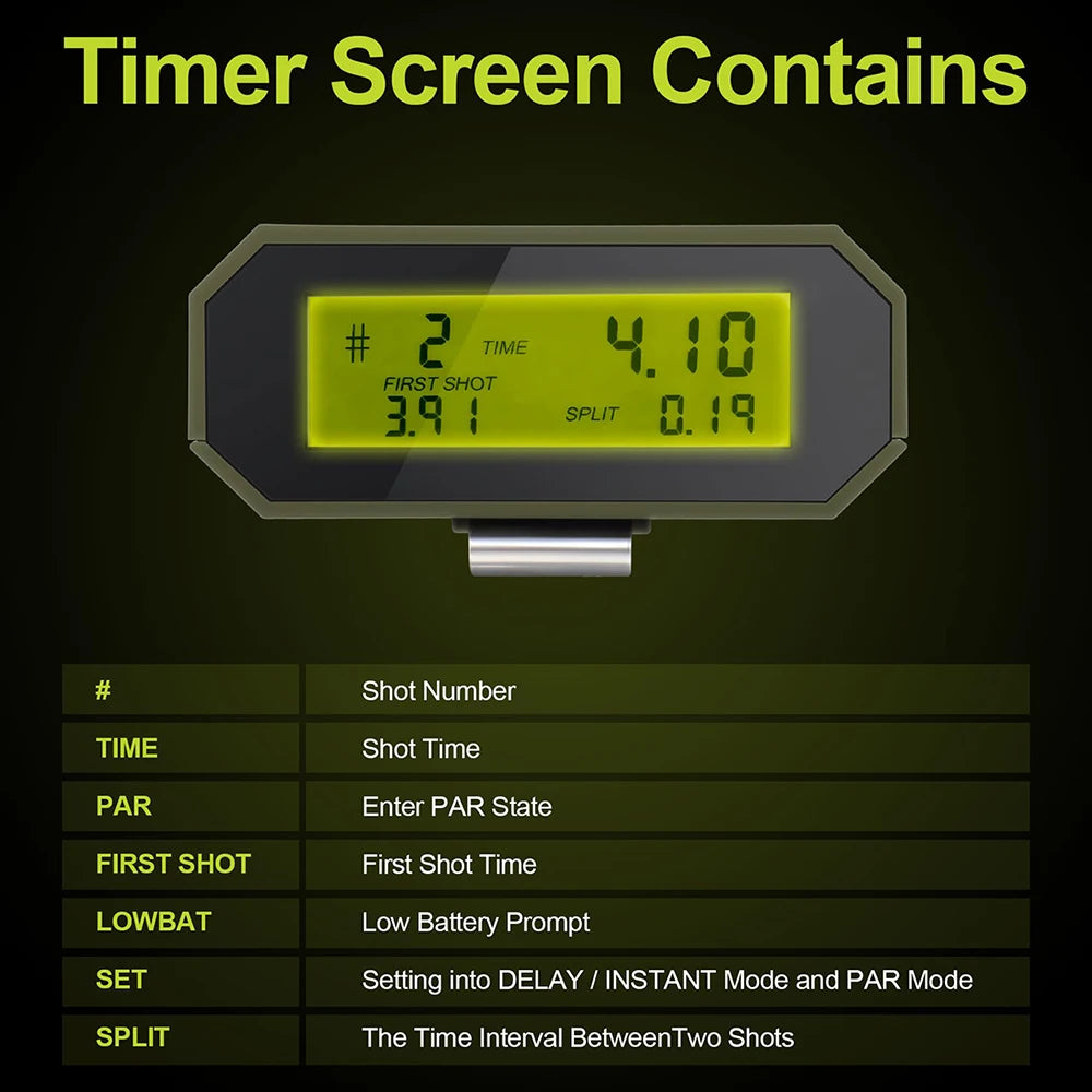 Precision Shooting Timer for Competition and Airsoft Practice