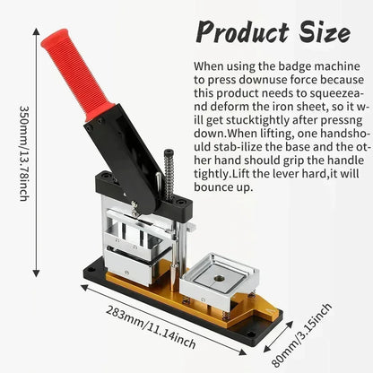 Custom 50mm Cardboard Photo Magnet Maker Set