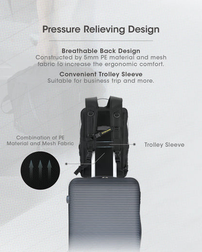 23L Waterproof Commuter Backpack for Laptop & Travel
