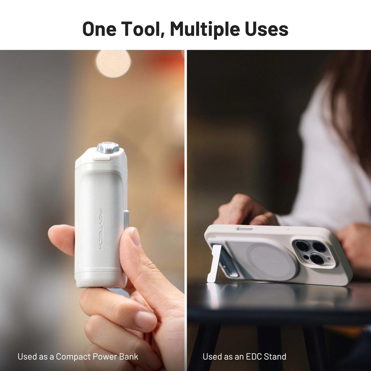 Wireless Phone Camera Grip with Fill Light & Remote