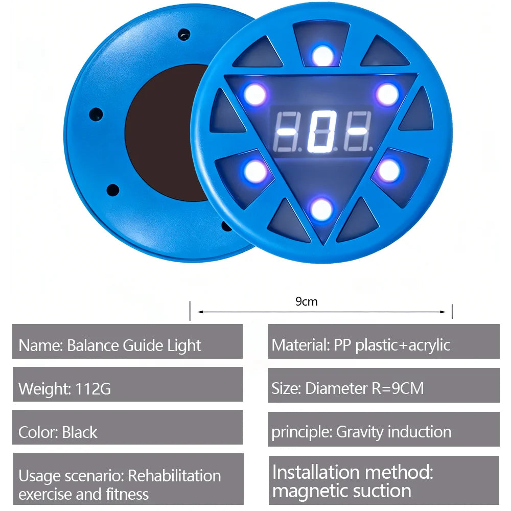 Smart Balance Board with Guidance Light for Home Fitness