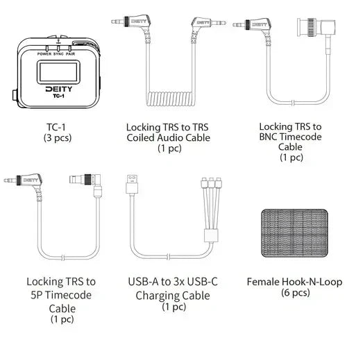Wireless Timecode Box Kit with Microphone and App Control