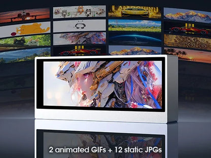Digital VU Meter Audio Spectrum Visualizer Desktop Clock