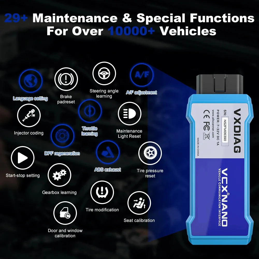 Portable NX600PRO WiFi Car ECU Coding Tool