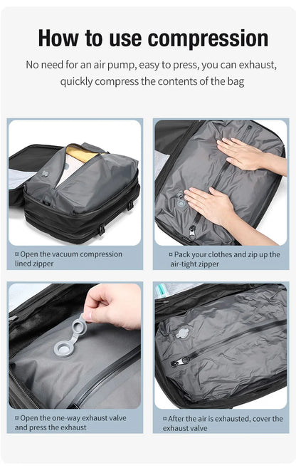 Large Capacity Business Travel Backpack with USB Port
