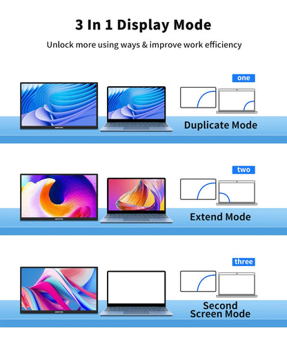 18.5" Portable Monitor with 100Hz HDR IPS Display