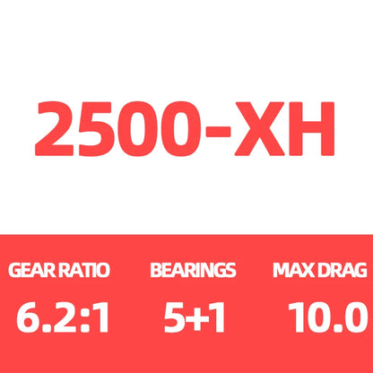Lightweight Spinning Fishing Reel with 12kg Max Drag
