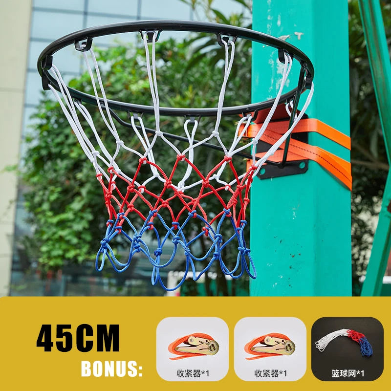 45cm Standard Basketball Hoop Indoor Outdoor Training Black