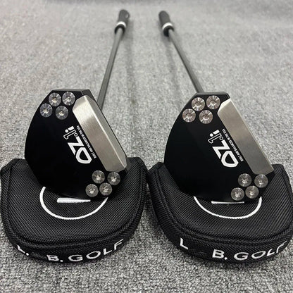 35 Inches High Quality Steel Shaft Golf Putter for Left-Handed Black