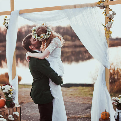 10ft Wooden Garden Arch Frame Wedding Party Backdrop Stand