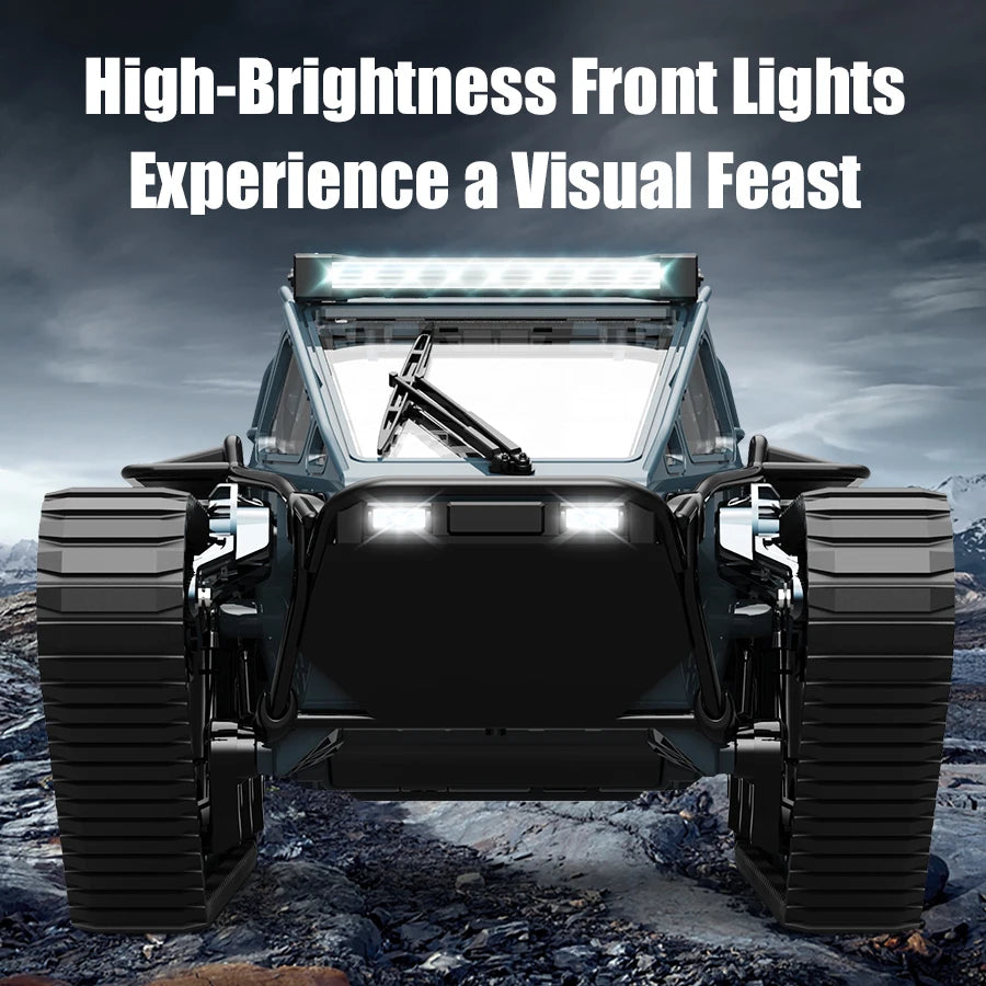 Remote Control Tracked Tank with LED Lights Off-Road