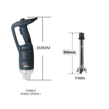 500W Fixed Speed Handheld Stick Blender 300mm Commercial Use