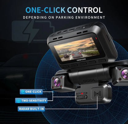 360 View 4K Dash Cam Parking Monitor