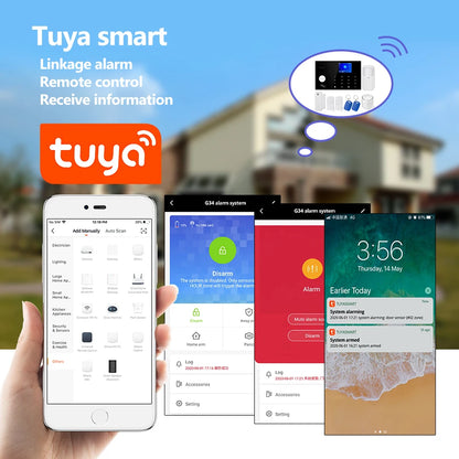 WiFi GSM Smart Home Alarm System Tuya App