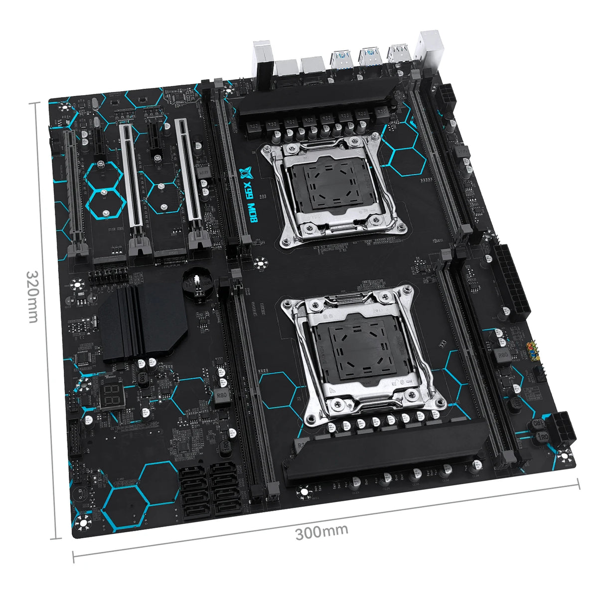 Server Motherboard Kit with Dual Xeon CPUs