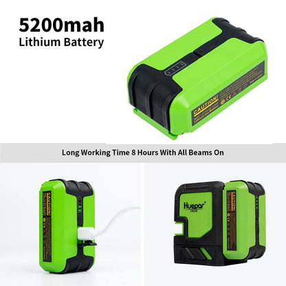 Rechargeable Green Laser Level Kit with Carry Case