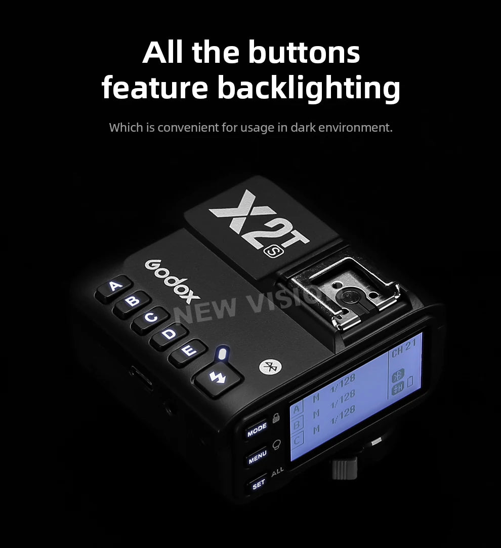 Portable Wireless Flash Trigger for Nikon DSLR/Mirrorless