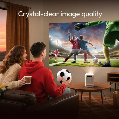 Smart Mini Home Theater Projector 4K 1080p WiFi Portable Cinema