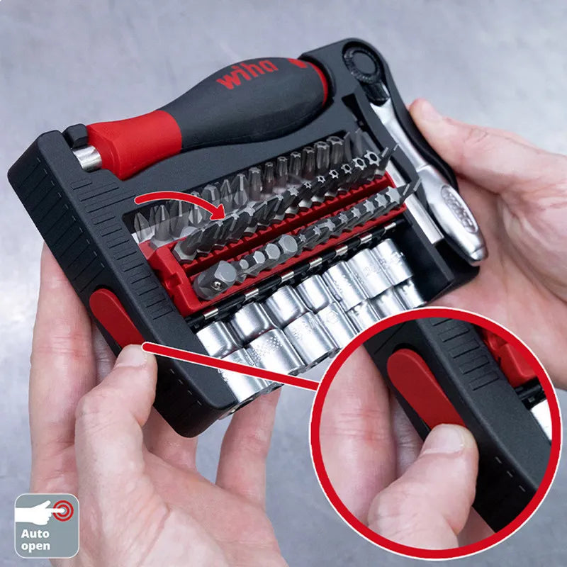 40 Piece Ratchet Drill Bit and Nut Driver Set