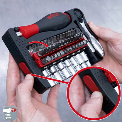40 Piece Ratchet Drill Bit and Nut Driver Set
