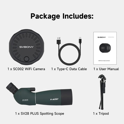 High-Resolution WiFi Eyepiece Camera for Nature
