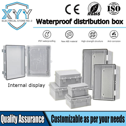 360x250x150mm Grey ABS Junction Box IP67 Waterproof