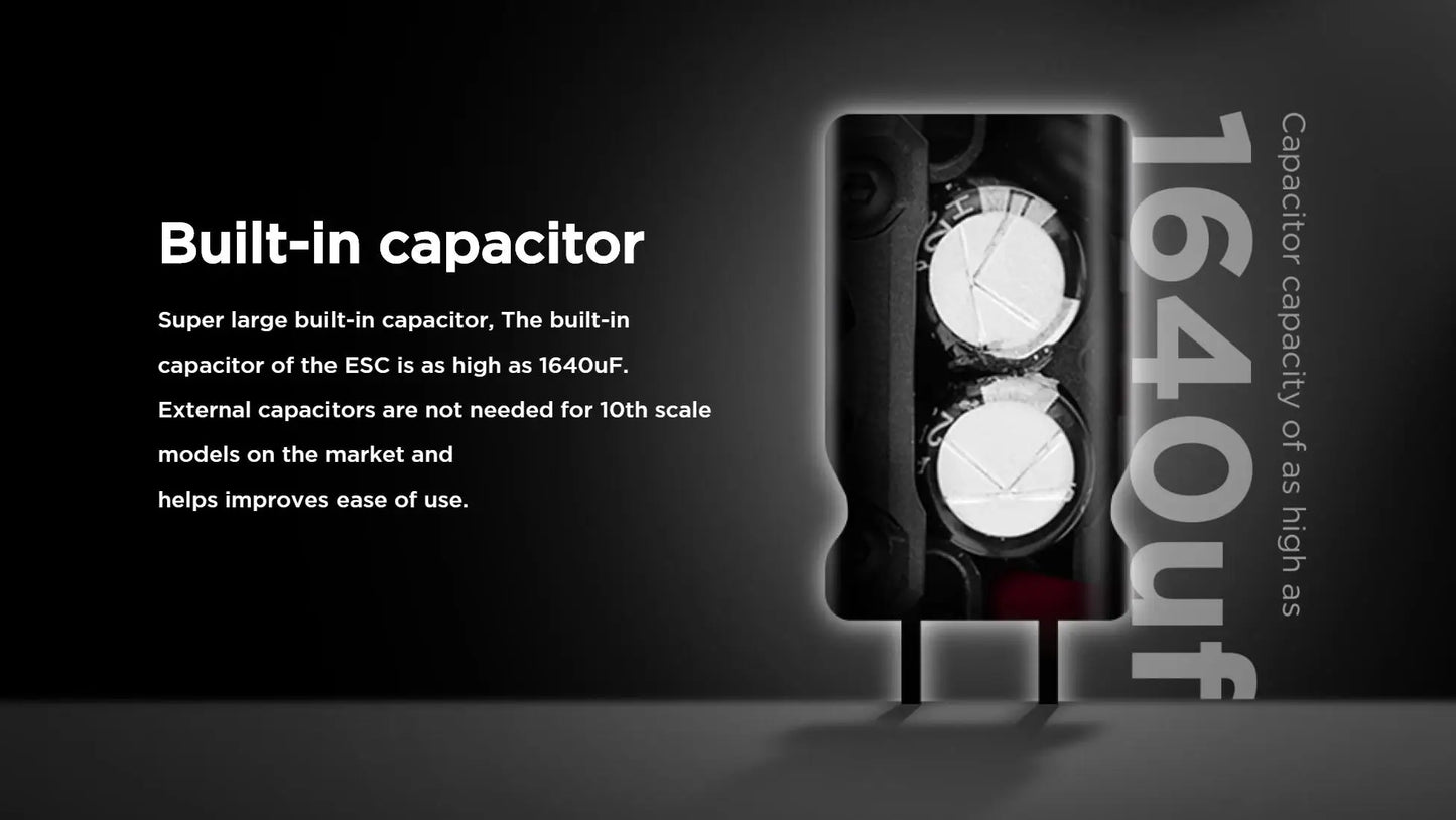 3652SL 4000KV Brushless Motor with 120A Waterproof ESC