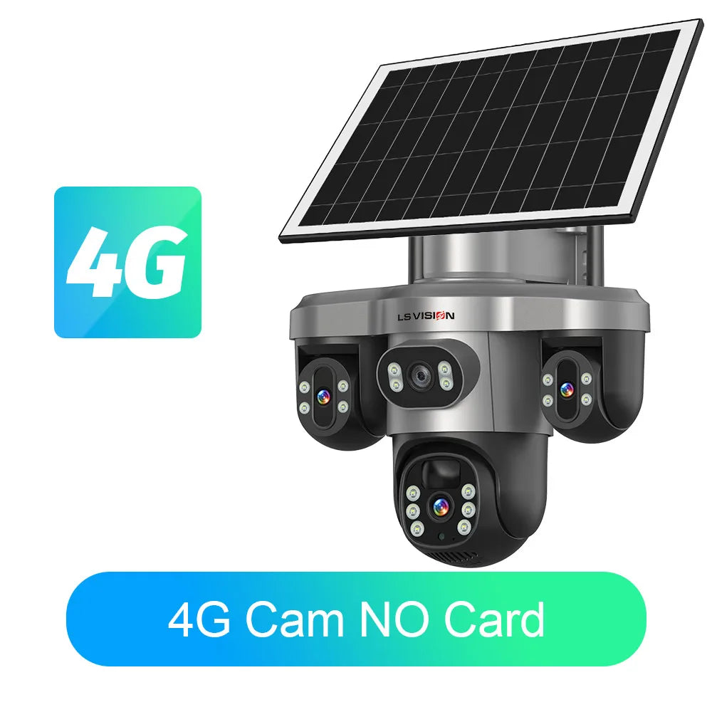 4G 15MP Solar IP Camera with AI Tracking