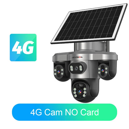 4G 15MP Solar IP Camera with AI Tracking