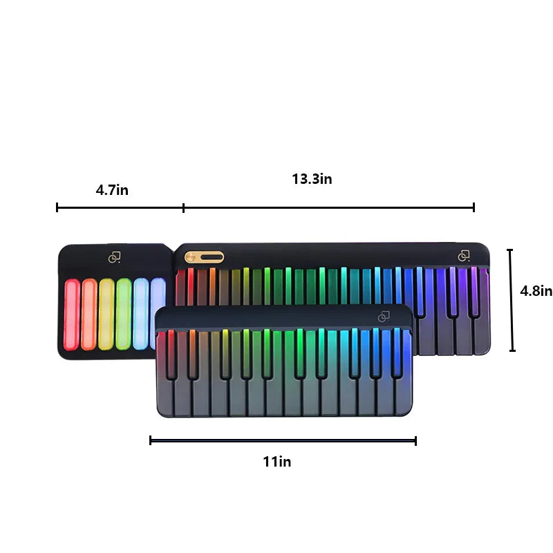 Portable 59-Key Digital Piano with 256 Tones