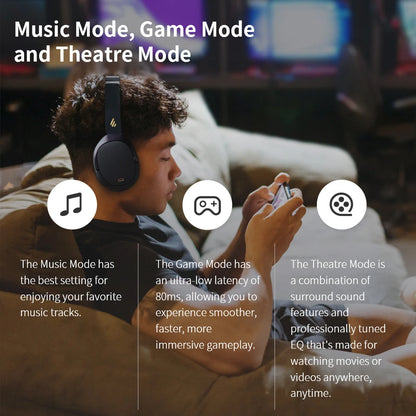 Premium Active Noise Cancelling Wireless Headphones Bluetooth 5.3