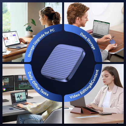 1TB Magnetic Portable SSD 2000MB/s for iPhone