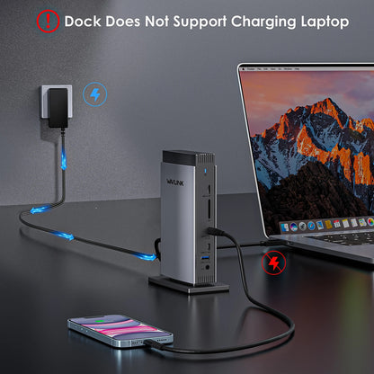 Dual 4K USB-C Display Link Docking Station