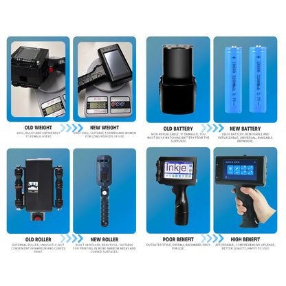 Portable Industrial Inkjet Printer for Batch Coding