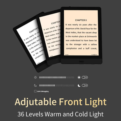 Lightweight 6 Inch Android eBook Reader with Eye Friendly Display