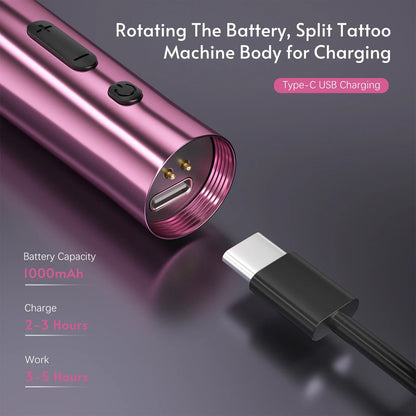 Portable Black SPMU Pen for Permanent Makeup