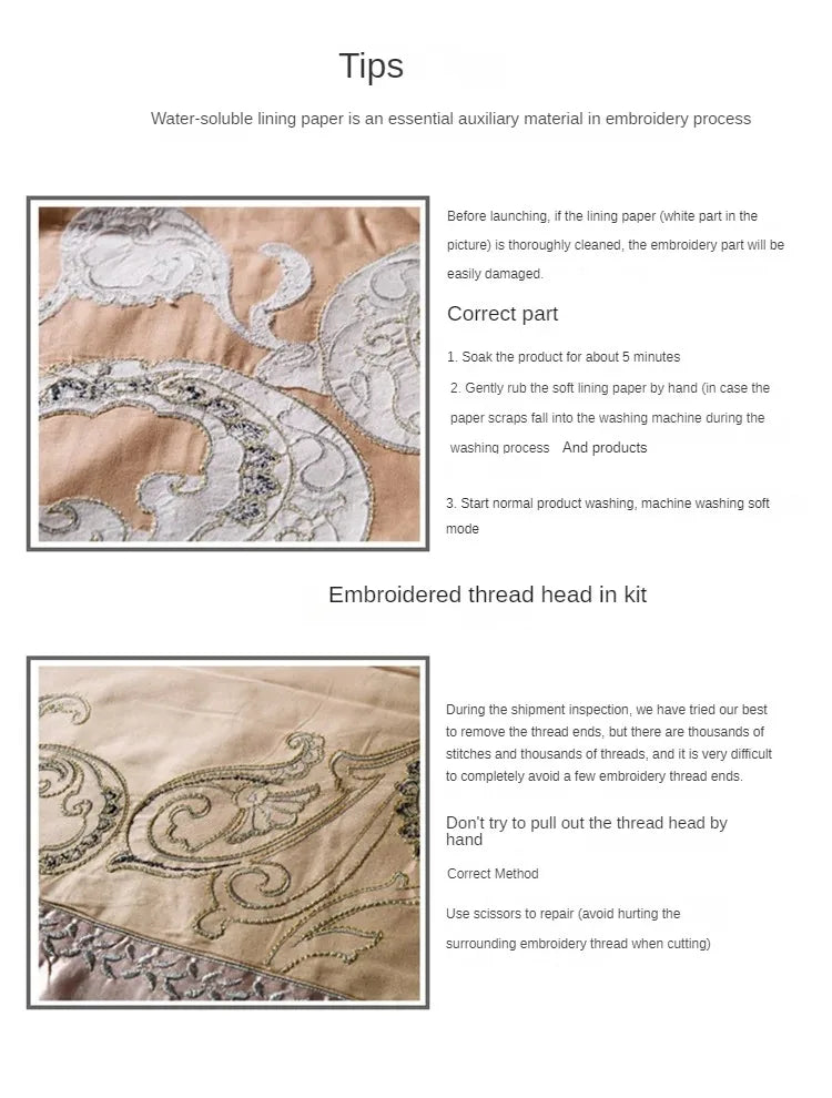 Premium Cotton 4-Piece Bed Sheet Set Ice Silk