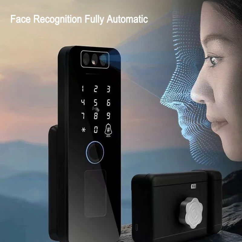 Smart Door Lock with Face and Fingerprint Recognition
