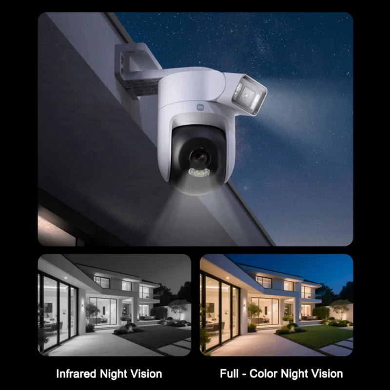 3K 5MP Dual Lens Outdoor Security Camera 32GB