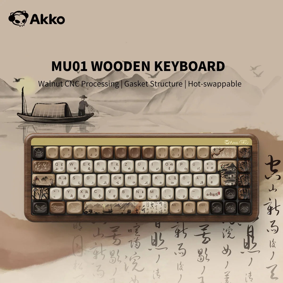 ISO-UK/DE Wireless RGB Mechanical Gaming Keyboard