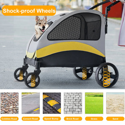 XL Portable Pet Stroller for Large Dogs Outdoors
