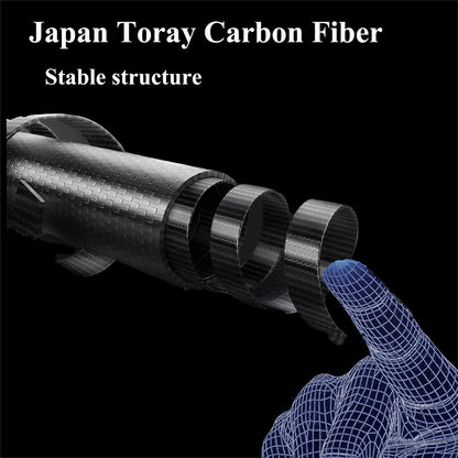 13mm Carbon Fiber Pool Cue Shaft with Sound Absorb Foam