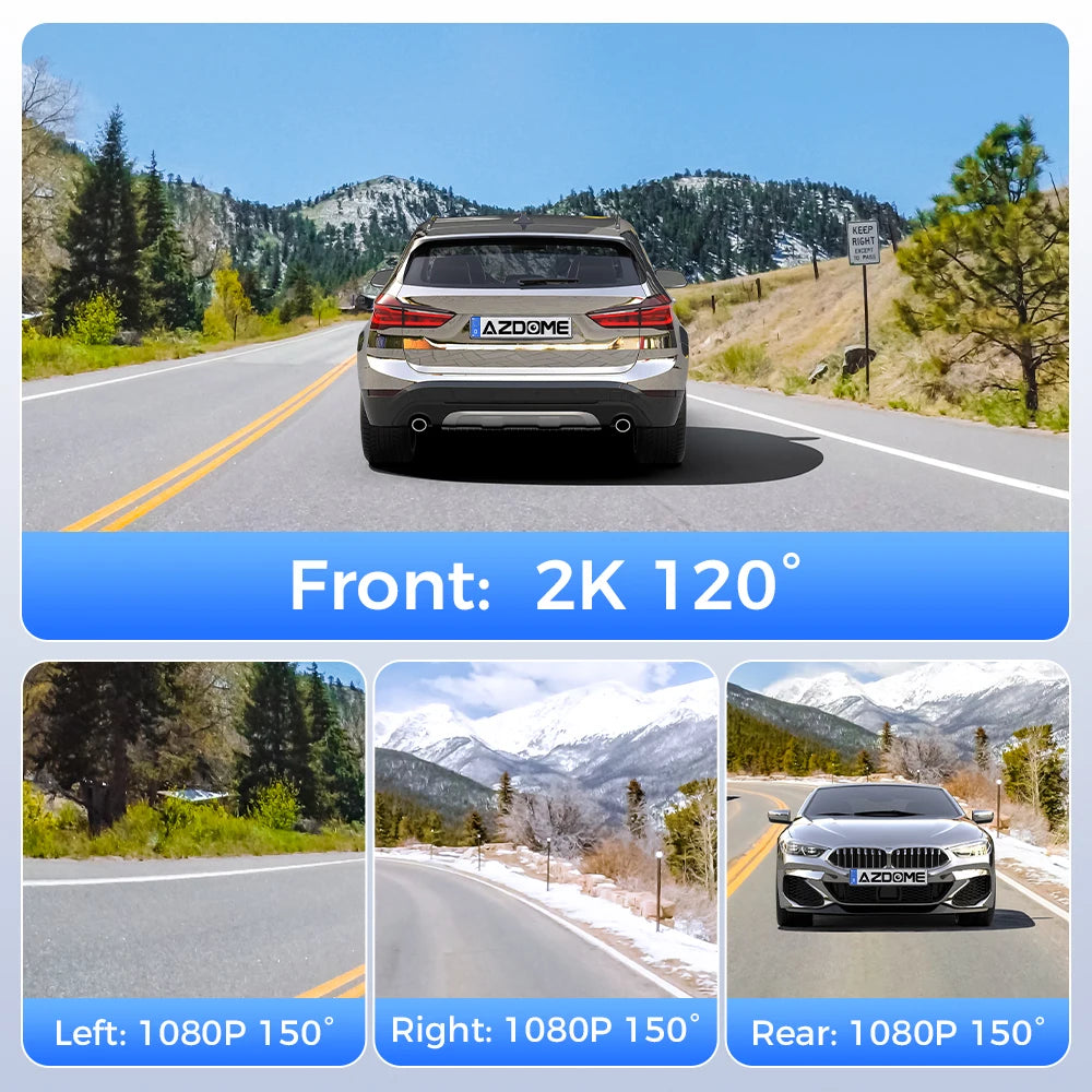 M660 Dash Camera Four Channel with GPS and WiFi
