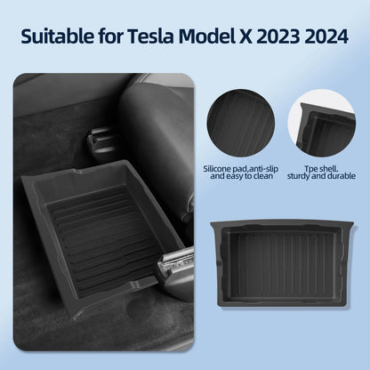 Model X Under Seat Storage Organizer 8-Piece Kit