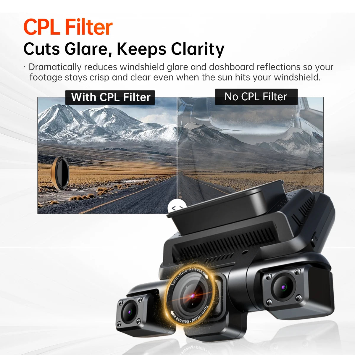 4K Four Channel Dash Cam with WiFi GPS Touchscreen