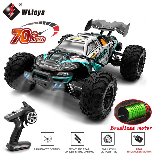 Remote Control Monster Truck 70KMH with LED Lights