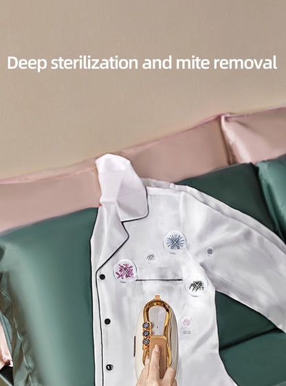 Portable 1200W Clothes Steamer with Quick Smooth Finish