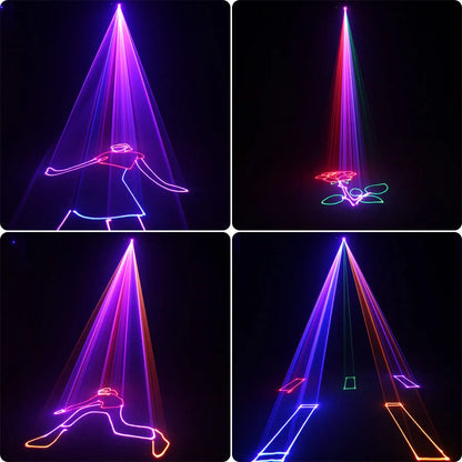 DJ Party RGB Laser Beam Projector with DMX Control