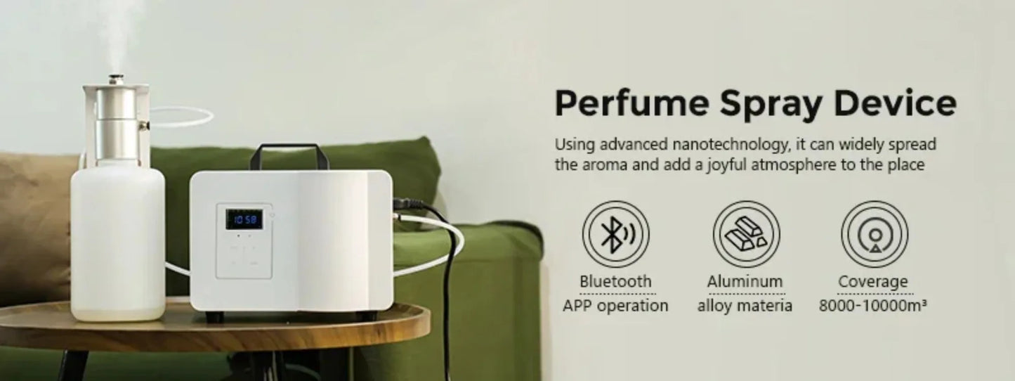 Black Smart Electric Aroma Diffuser 220V with App Control